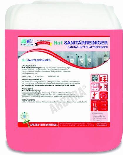 ADS No1 kanister 10L kwaśny środek do ekonomicznego czyszczenia sanitariatów