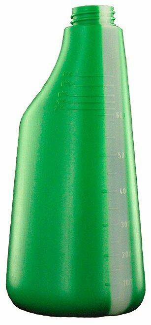 Butelka do dozowania chemii/płynów  HDPE 600ml zielona (Zdjęcie 1)
