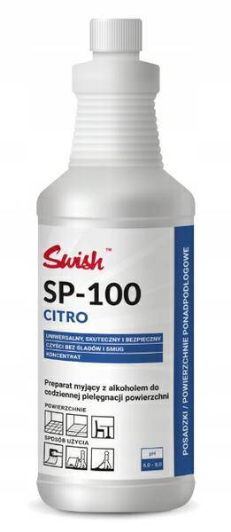 Swish SP100 Citro 1L preparat myjący z alkoholem do codziennej pielęgnacji powierzchni (Zdjęcie 1)