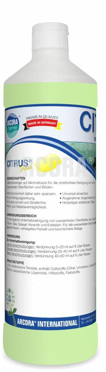 CITRUS Fresh 1L neutralny zapachowy środek do czyszczenia powierzchni (Zdjęcie 1)