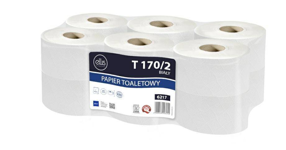 Papier toaletowy JUMBO Ellis Professional T170/2 celuloza 2-warstwowa