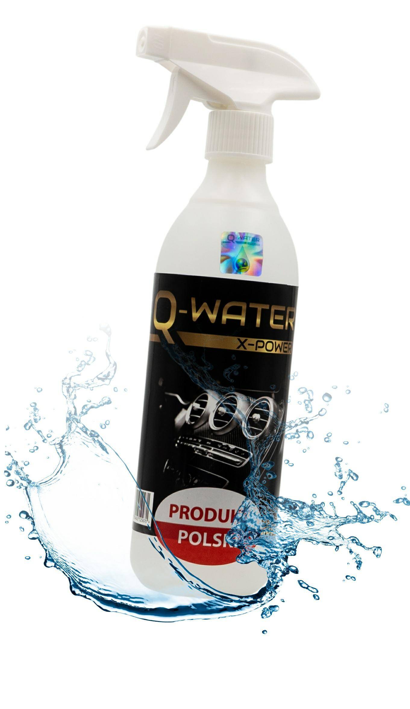 Q-Water X Power Detailing 500ml  płyn wielozadaniowy do elementów plastikowych winylowych oraz karoserii 