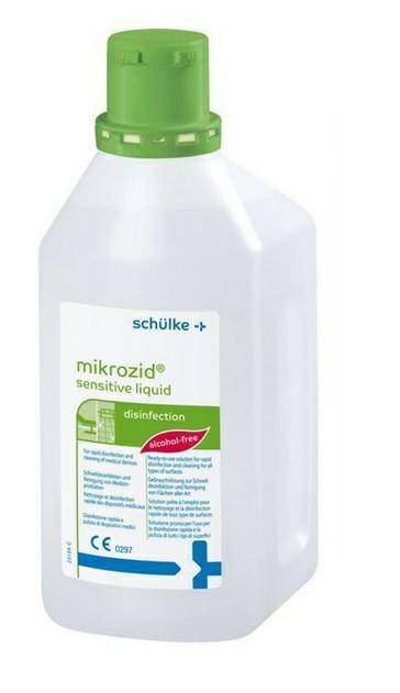 MIKROZID SENSITIVE 1L płyn bezalkoholowy do dezynfekcji małych powierzchni wrażliwych na alkohol
