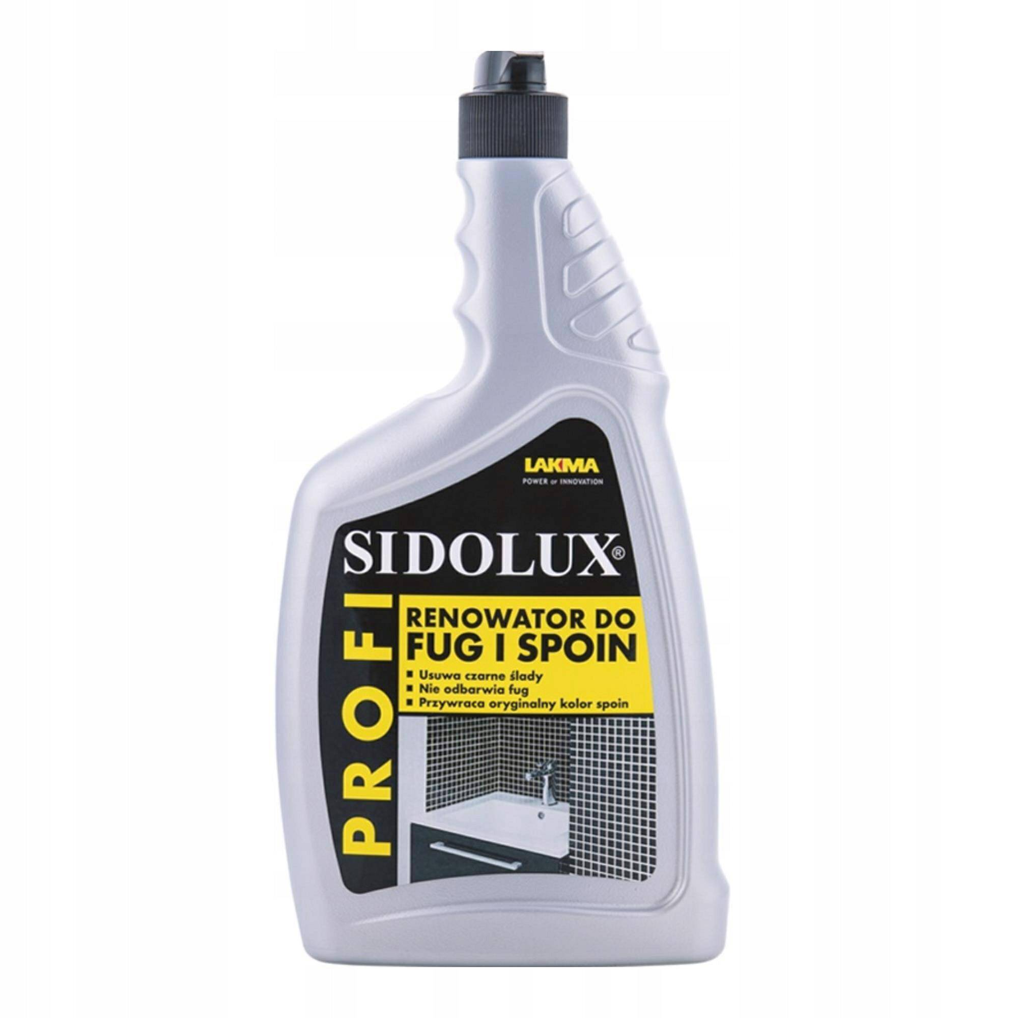 Sidolux PROFI renowator do fug i spoin to profesjonalny preparat do czyszczenia fug oraz spoin. (Zdjęcie 1)