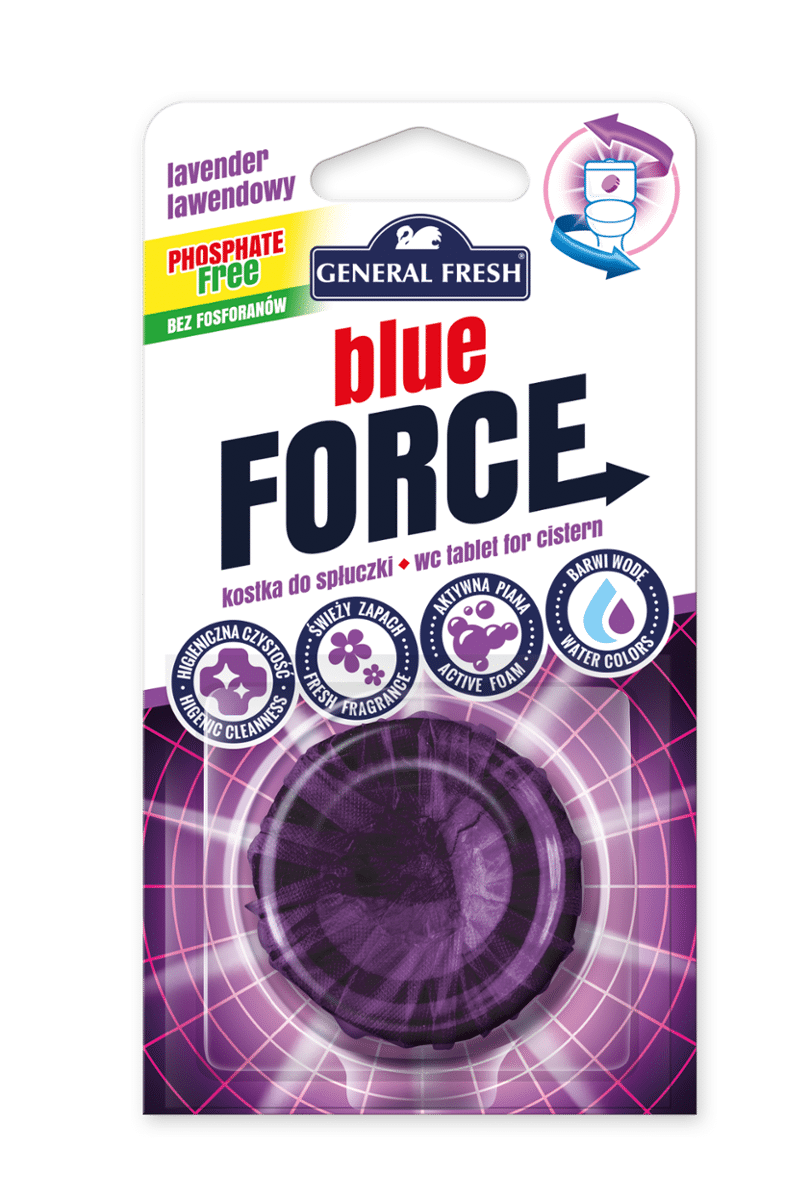 BLUE FORCE krążek do spłuczki LAWENDA