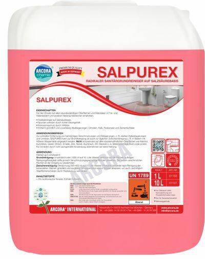 SALPUREX 10L środek na bazie kwasu solnego do gruntownego doczyszczania (Zdjęcie 1)
