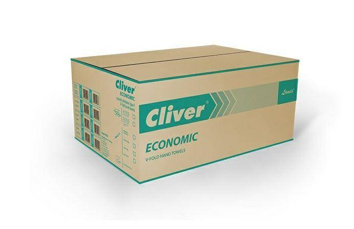 Ręcznik papierowy składany ZZ ZIELONY 4000 listków Cliver ECONOMIC