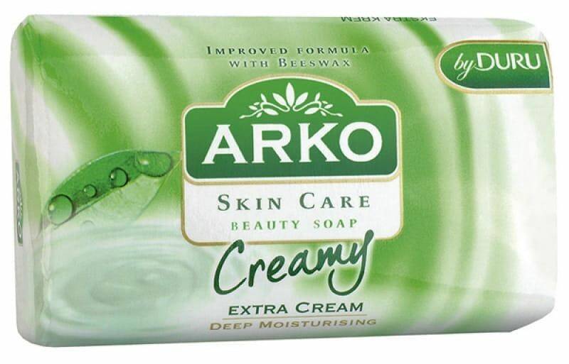 ARKO mydło w kostce KREMOWE 90g (Zdjęcie 1)