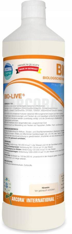 BIO-LIVE 1L biologiczny neutralizator nieprzyjemnych zapachów (Zdjęcie 1)