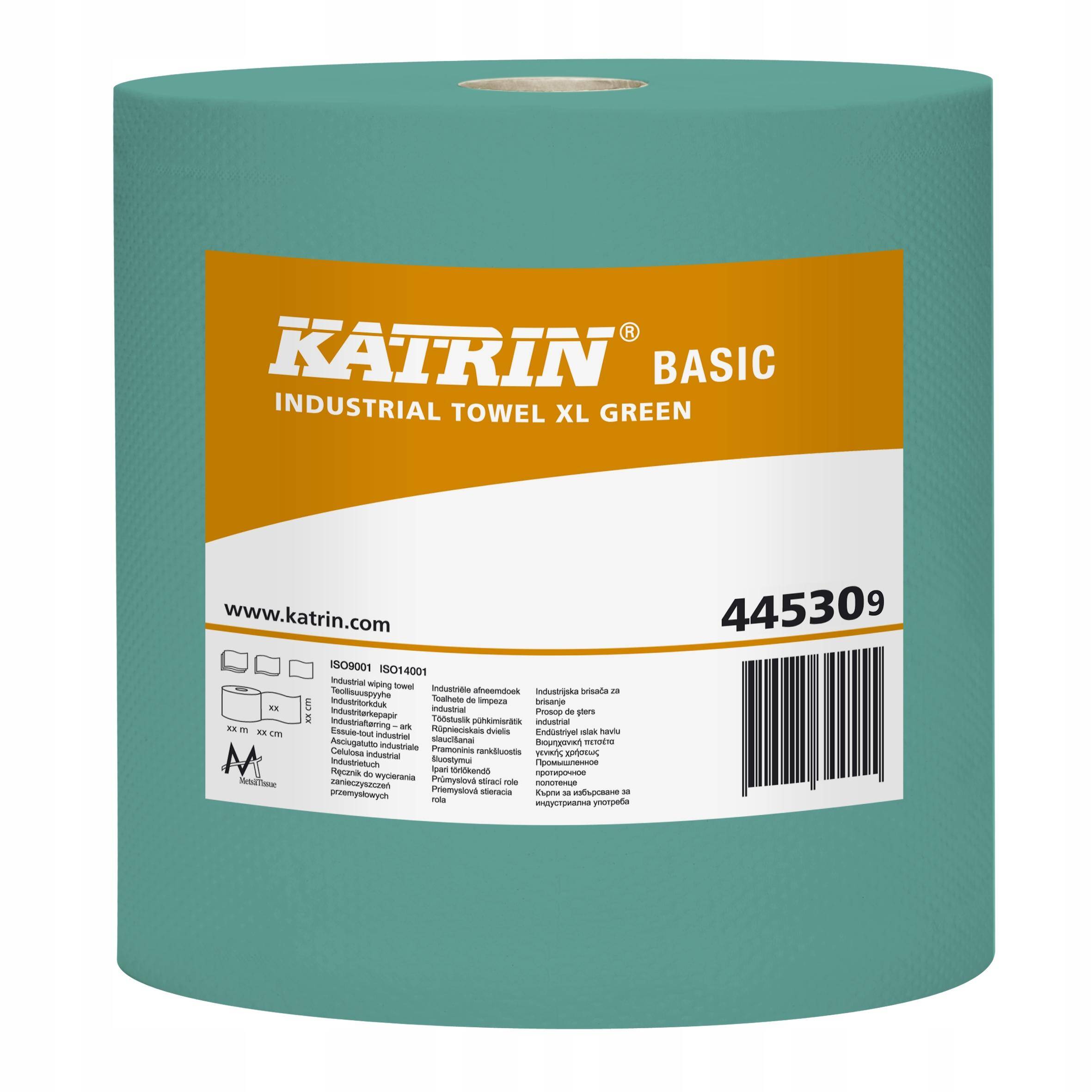 Czyściwo przemysłowe Katrin  BASIC XL1 GREEN a`2 445309