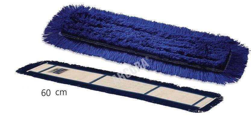 Mop akrylowy do zamiatania 60cm DUST ORLON niebieski kieszeń prosta (Zdjęcie 4)