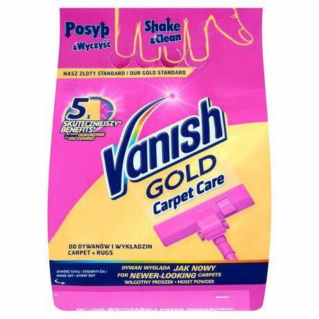 Vanish GOLD 650g proszek do prania dywanów