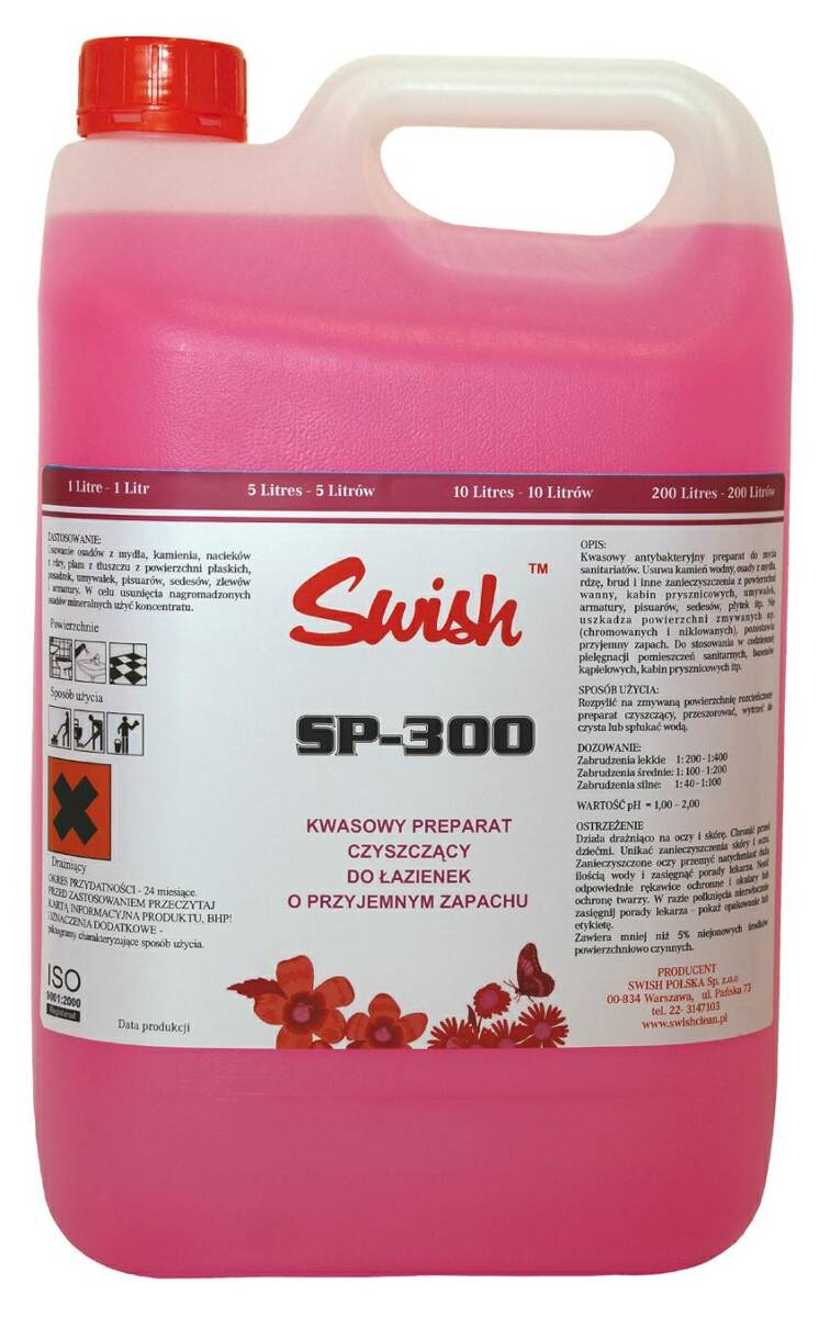 Swish SP300 5L kwasowy preparat do czyszczenia sanitariatów