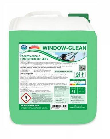 WINDOW CLEAN profesjonalny preparat do mycia szyb i ram okiennych