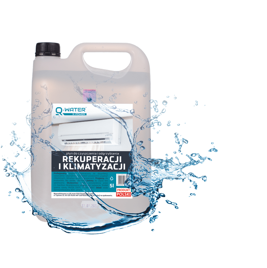 Q-Water  5L płyn do czyszczenia klimatyzacji i rekuperacji 