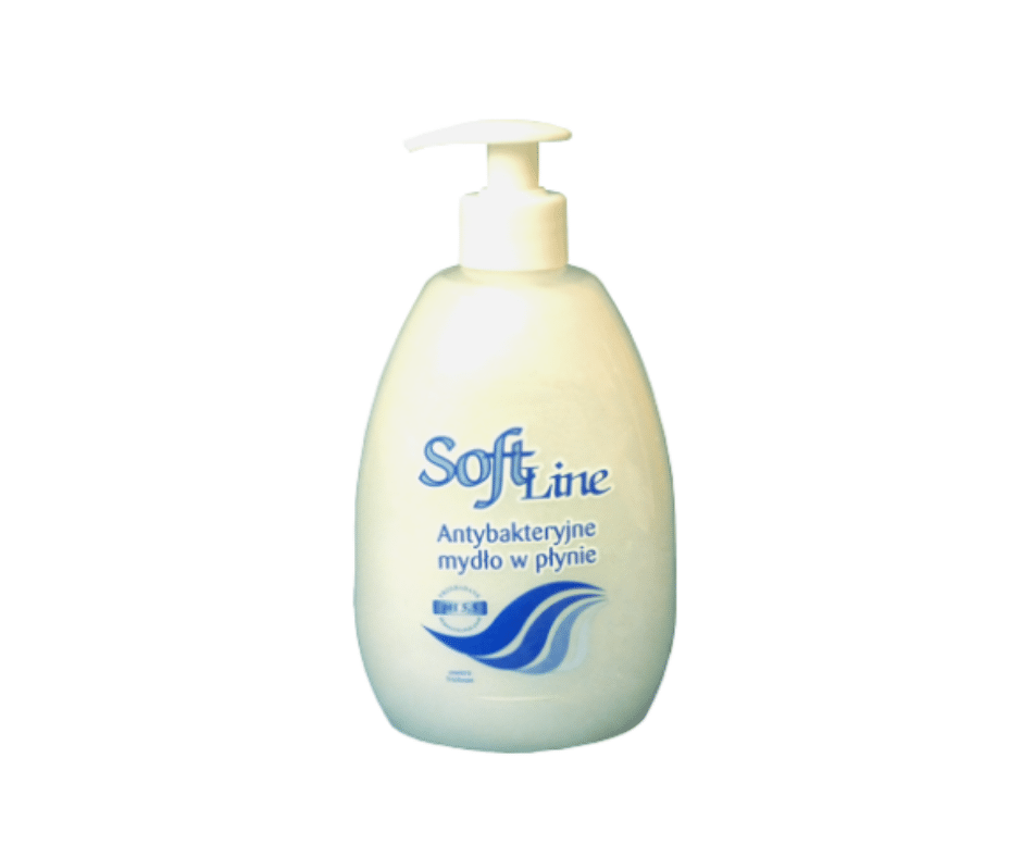 SOFT-LINE PLUS antybakteryjne mydło w płynie z pompką 500ml (Zdjęcie 1)