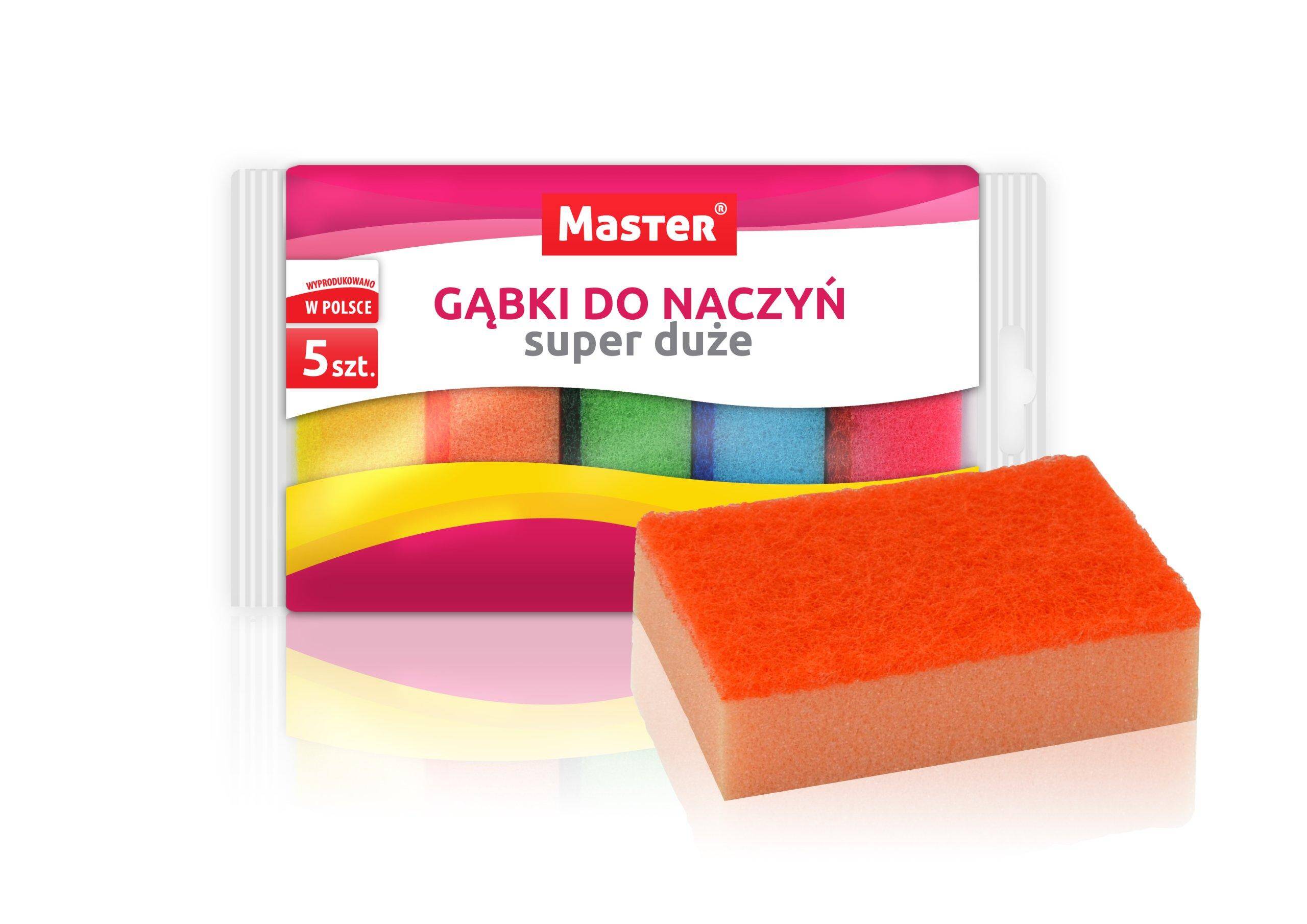 Gąbka do naczyń, zmywak kuchenny a`5szt