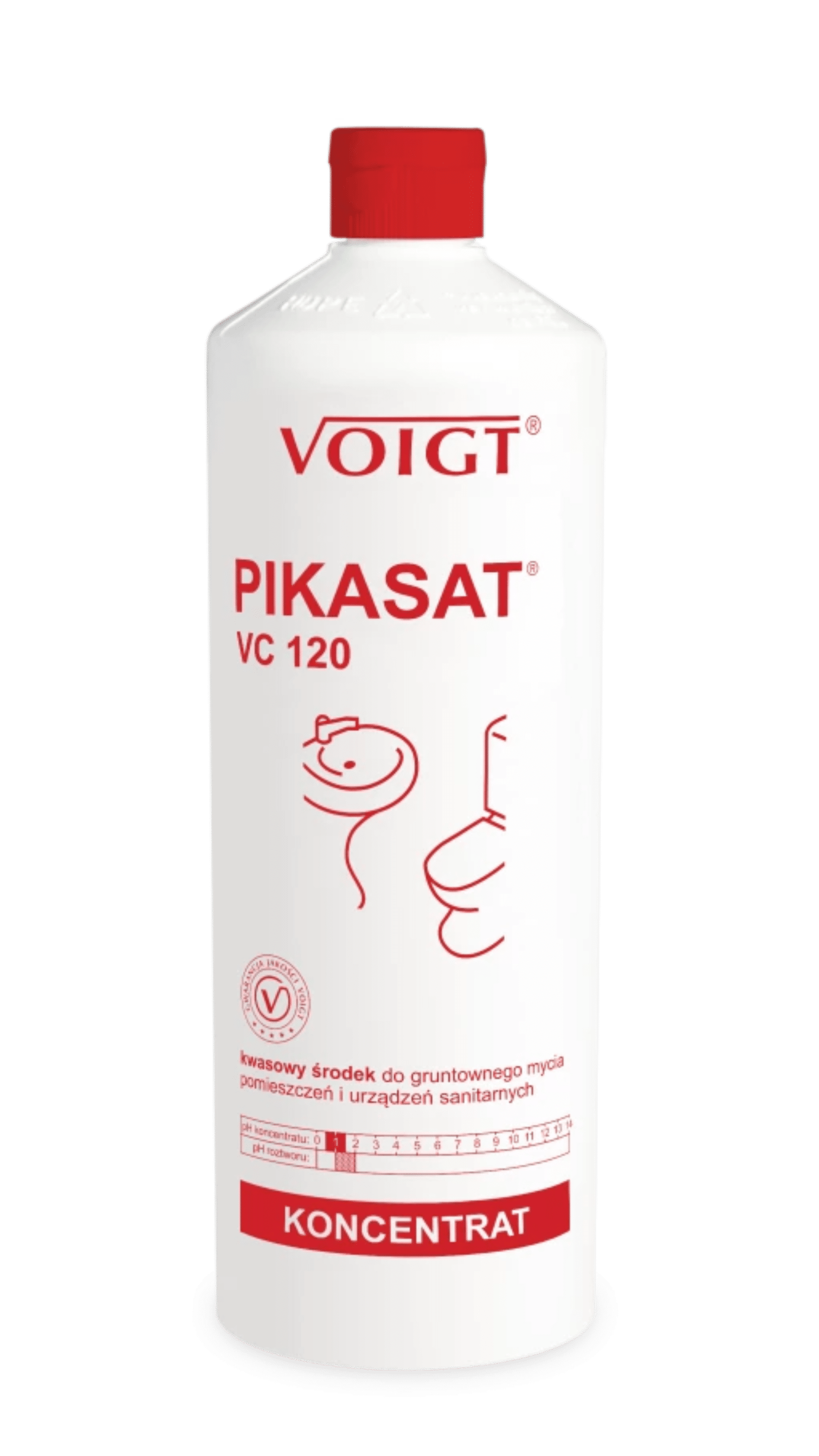 VC-120 PIKASAT środek do czyszczenia pomieszczeń i urządzeń sanitarnych 1L.