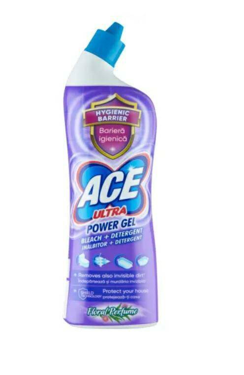 ACE 750ml wybielająco-odtłuszczający  żel do WC