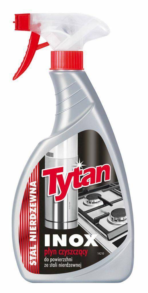 TYTAN płyn do czyszczenia stali nierdzewnej 500g spray 