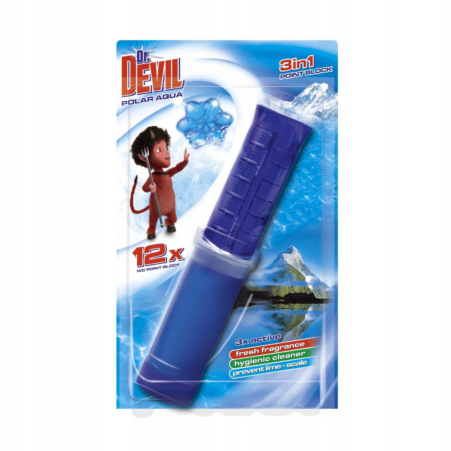 DEVIL 75ml POLAR AQUA punktowy żel do wc