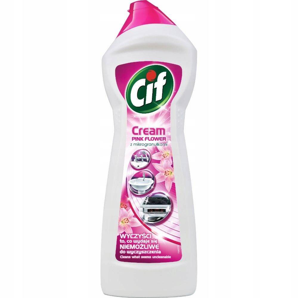 CIF 780g PINK FLOWER mleczko do czyszczenia