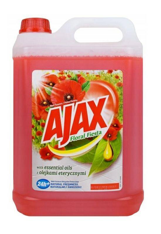 AJAX płyn uniwersalny POLNE KWIATY (Red Flowers) 5L