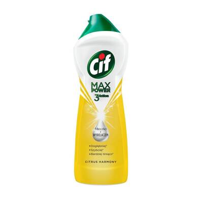 CIF MaxPower mleczko do czyszczenia z wybielaczem CITRUS 1001g