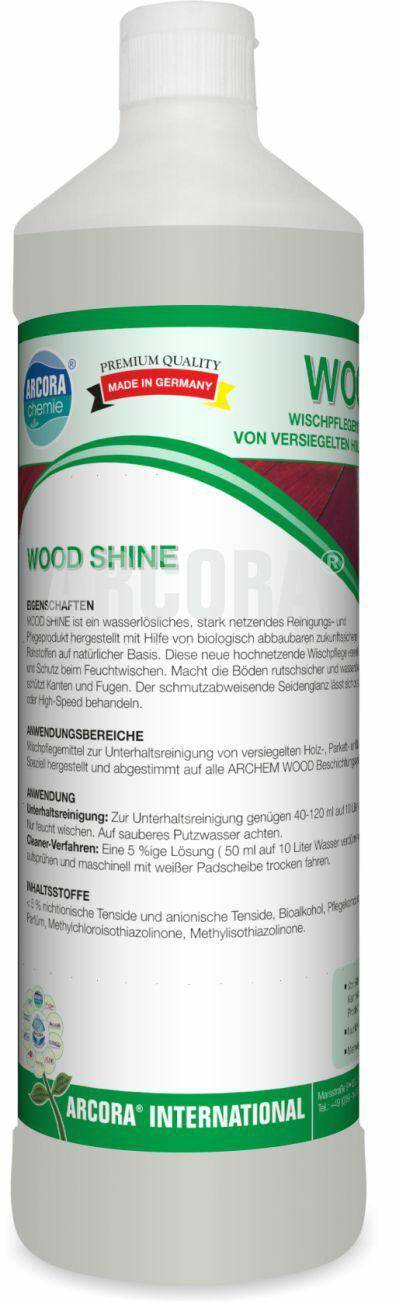 WOOD SHINE 1L środek do czyszczenia podłóg drewnianych lakierowanych i laminowanych