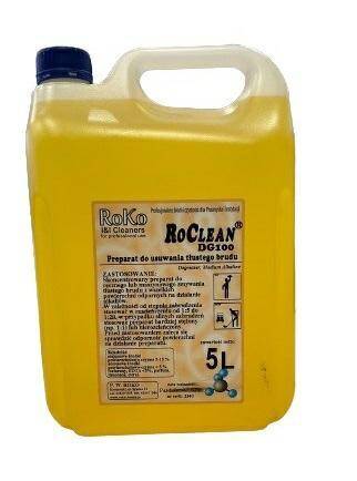 DG100 5L KAN Roclean preparat do usuwania tłustego brudu.