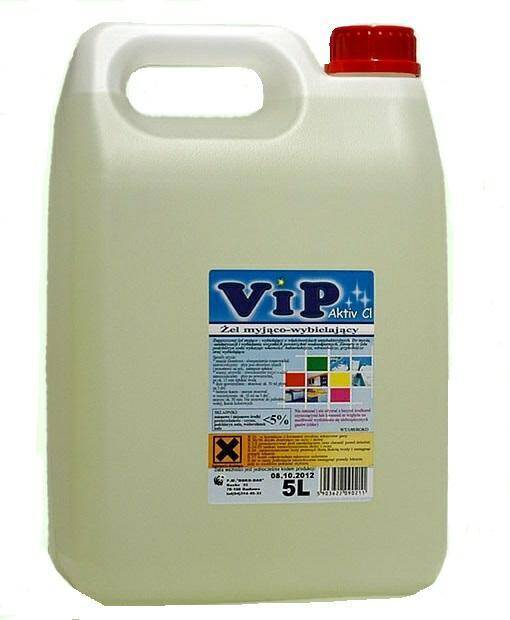 VIP ACTIV 5L chlorowy żel do WC