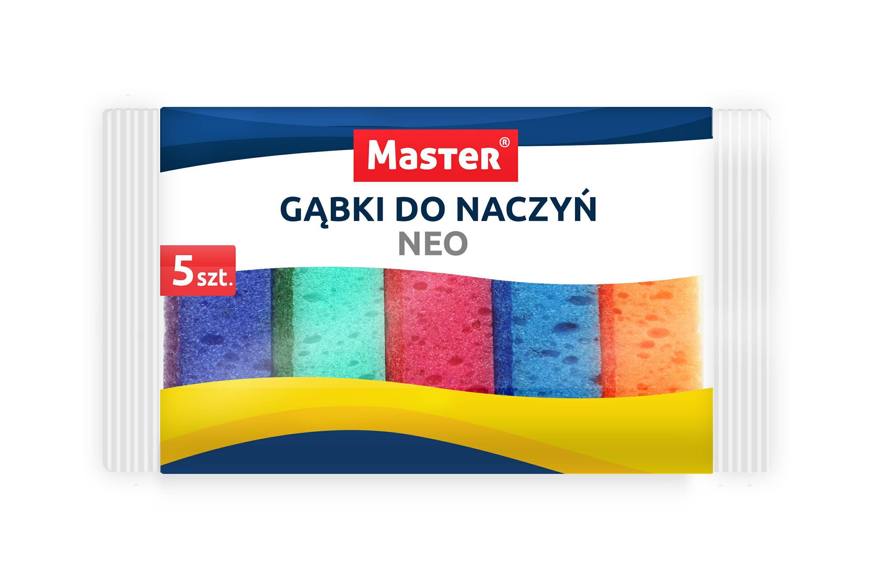 Gąbka do naczyń, zmywak kuchenny MAXI NEO a`5szt