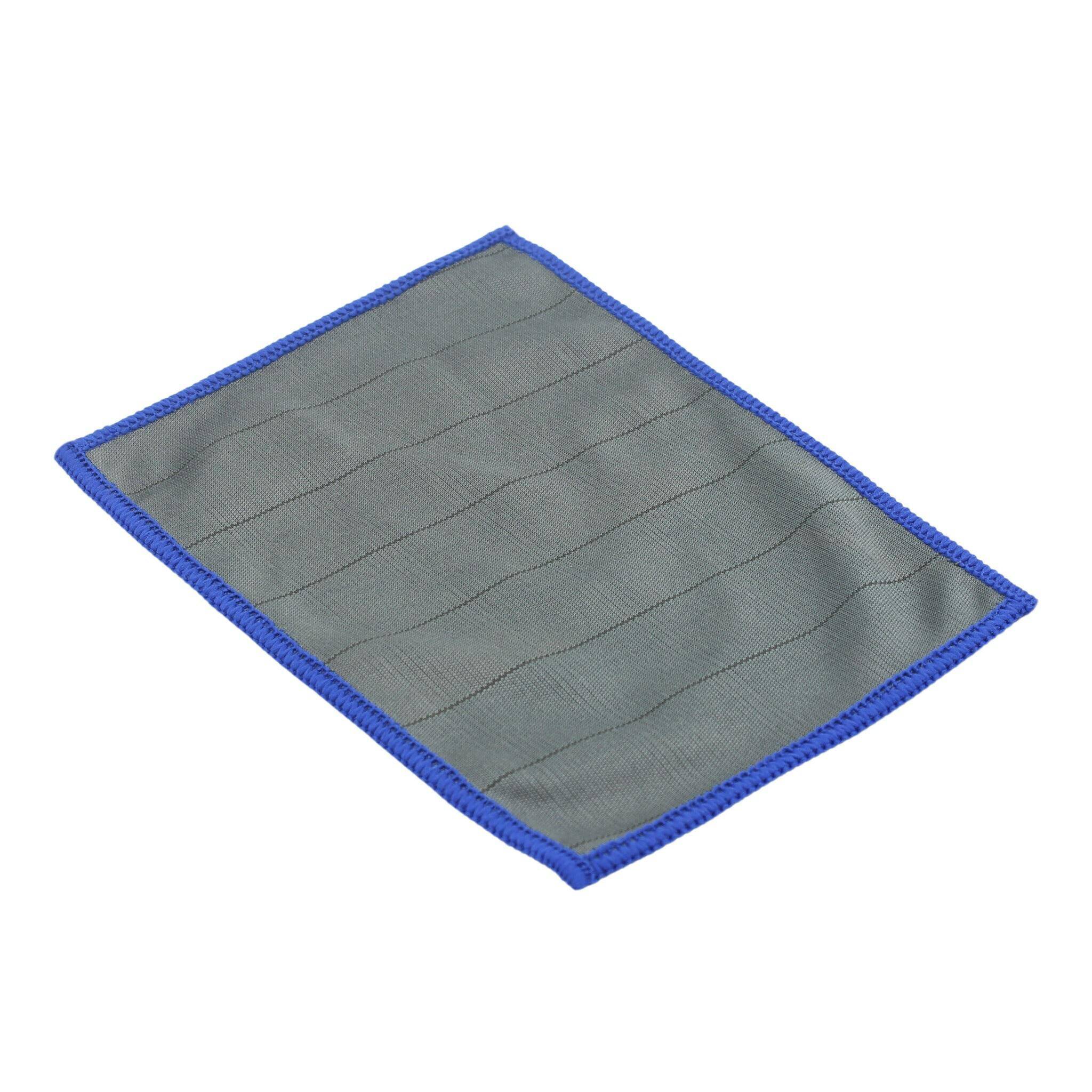 CARBON ściereczka z włóknami węglowymi mini 15x20 a`1 niebieska lamówka