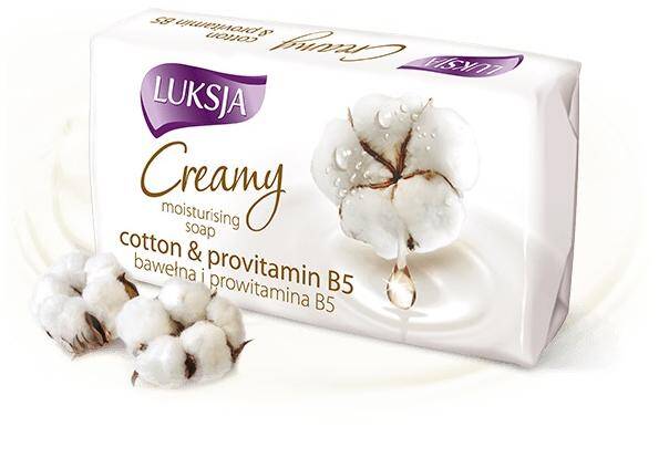 LUKSJA 90g CREAMY BAWEŁNA mydło w kostce