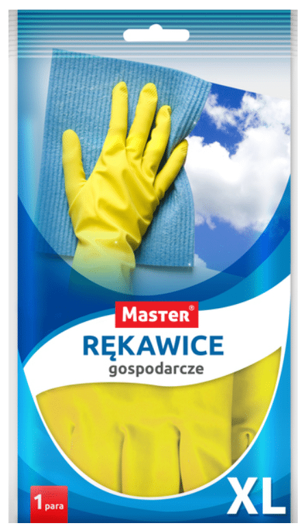 IDEAL rękawice gumowe żółte rozm XL