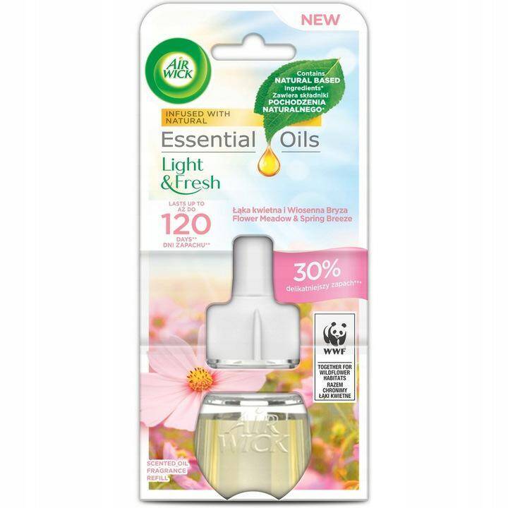 AIRWICK 19ml do prądu wkład Łąka Kwietna i Wiosenna Bryza