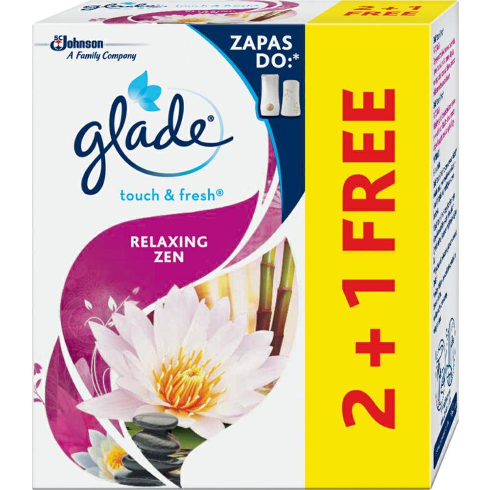 Odświeżacz powietrza Glade BRISE One Touch 2+1 Relaxing Zen Japoński Ogród