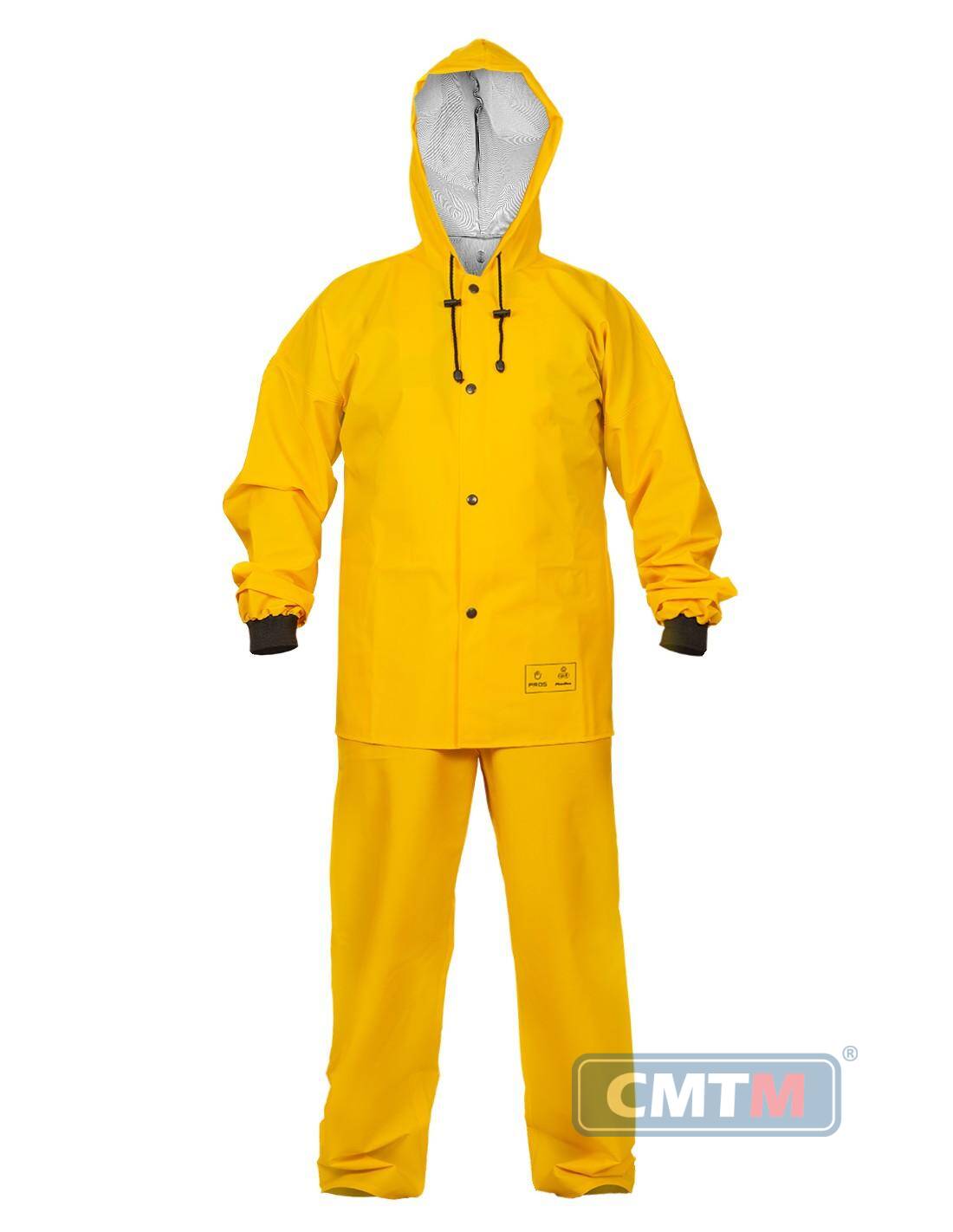 Ubranie wodoochronne AJ 101/001 żółte, rozmiar 62 XXXXL