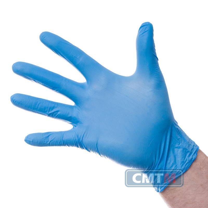 Rękawice nitrylowe niebieskie ABENA