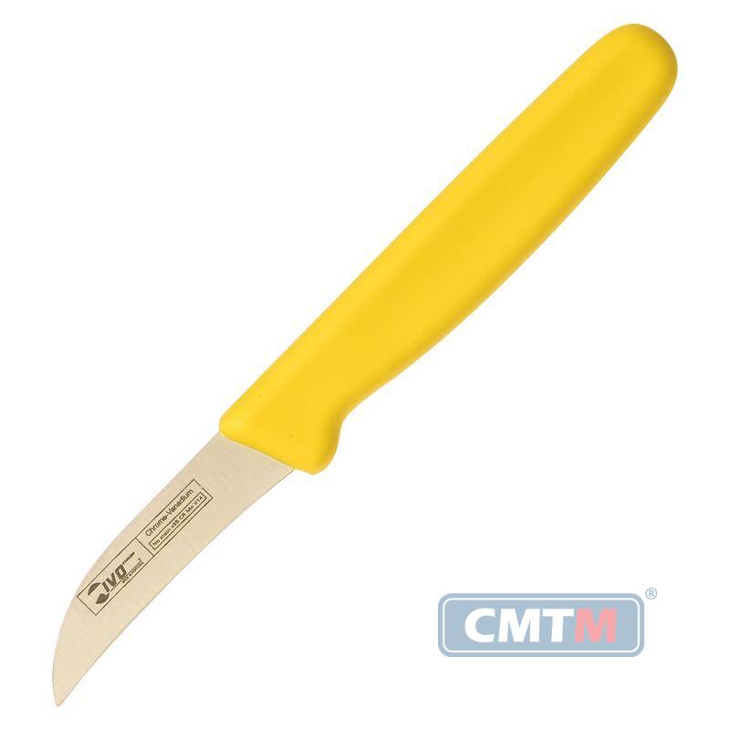 IVO Nóż zakrzywiony 6 cm żółty
