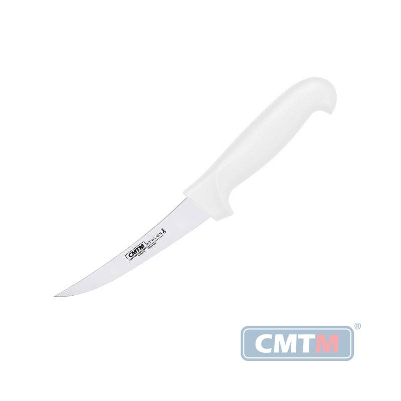 CMTM Trybownik wykrzywiony półelastyczny 13 cm biały