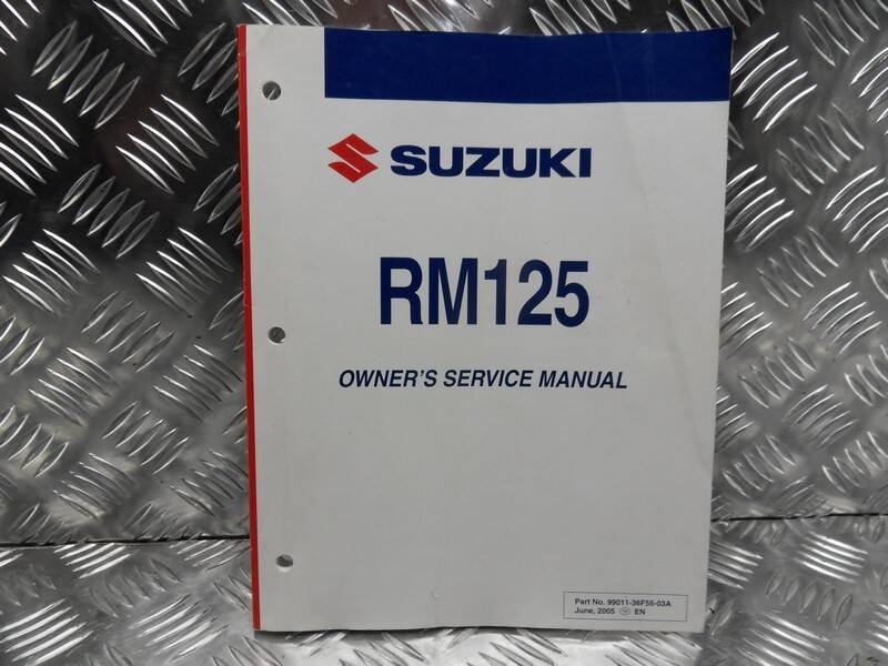 Książka manuale Suzuki RM 125 2005