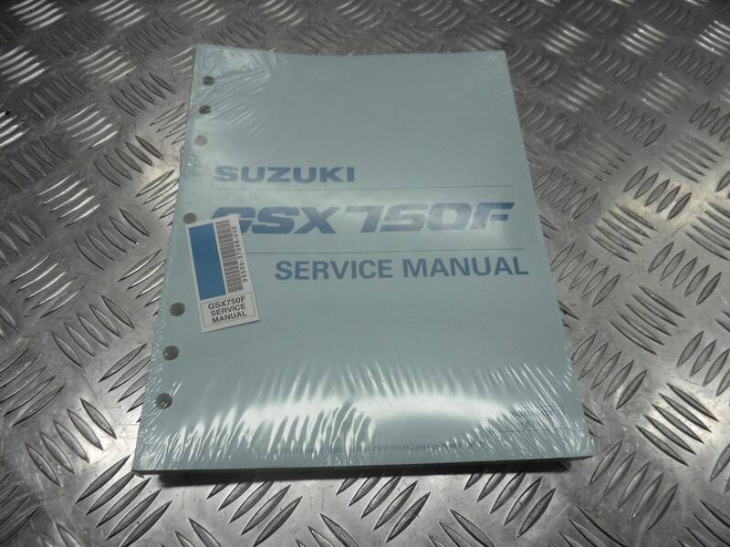 Książka manuale SUZUKI GSX750 F