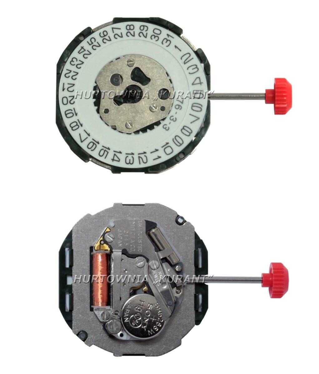 MECHANIZM MIYOTA 2117 data 3 Mvt. Miyota 2117 High Hand 10 1/2``` SC Quartz (377 | SR626SW)