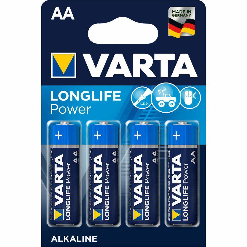 BATERIA VARTA LR06 LONGLIFE POWER ALKALICZNA PAK 1 BLISTER 4 SZT.