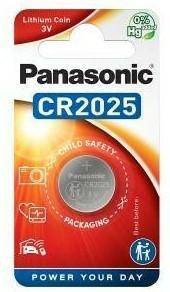 BATERIA PANASONIC CR 2025 LITOWA-PAKOWANA PO 1 SZT.