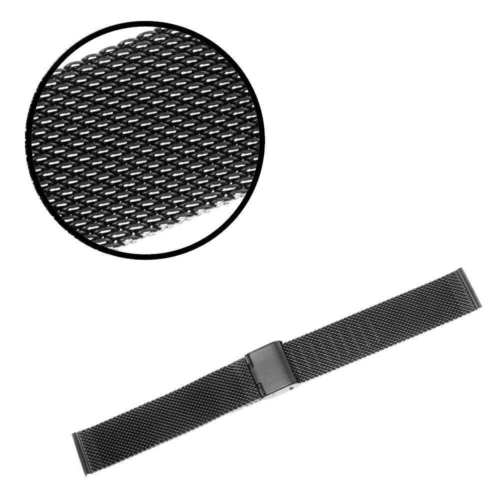 BRANSOLETA SIATKA CZARNA JK 18 MM