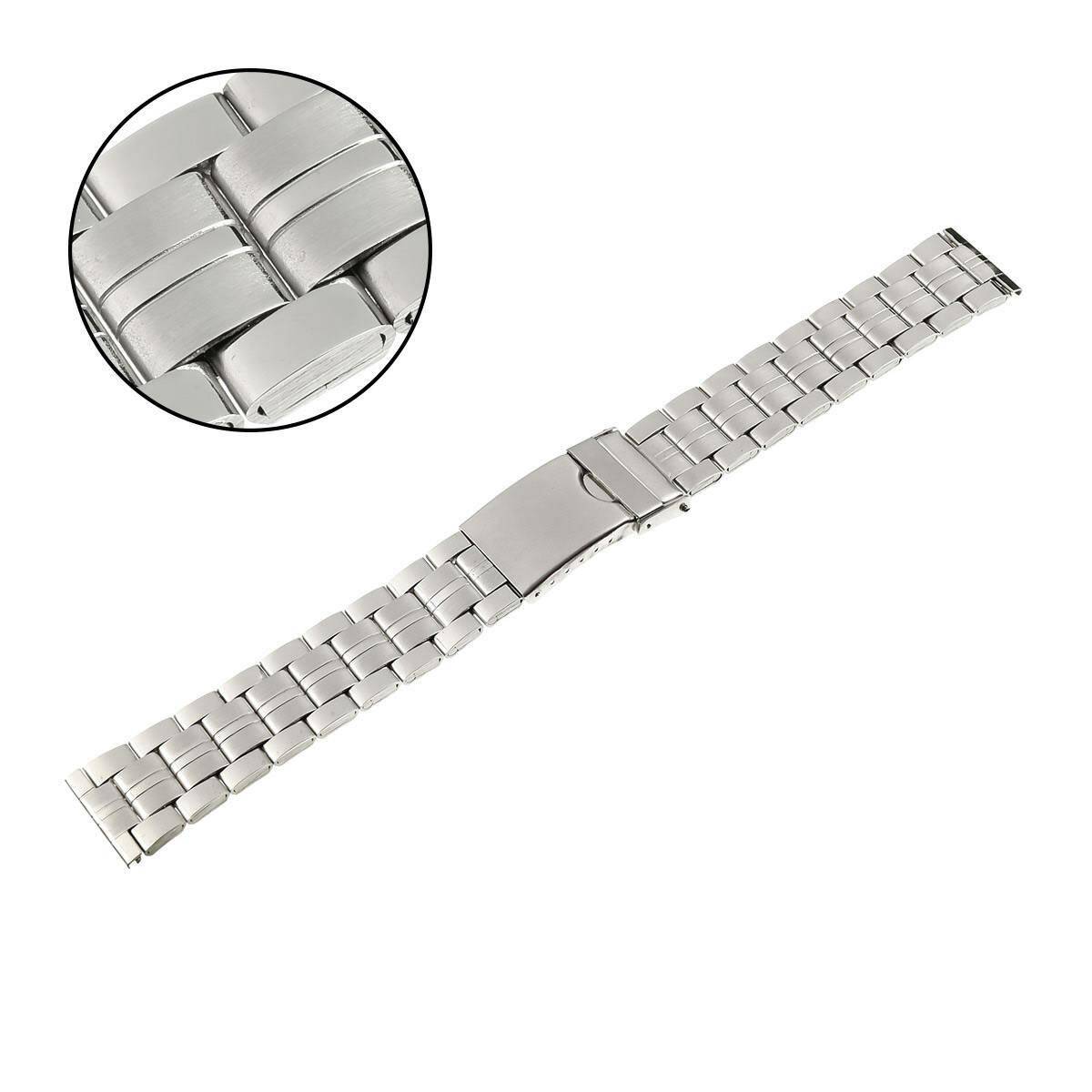 BRANSOLETA STALOWA 20 MM SREBRNA CLASSIC