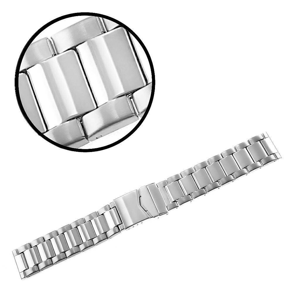 BRANSOLETA STALOWA 22 MM 22 MM SREBRNA 601S 22-22