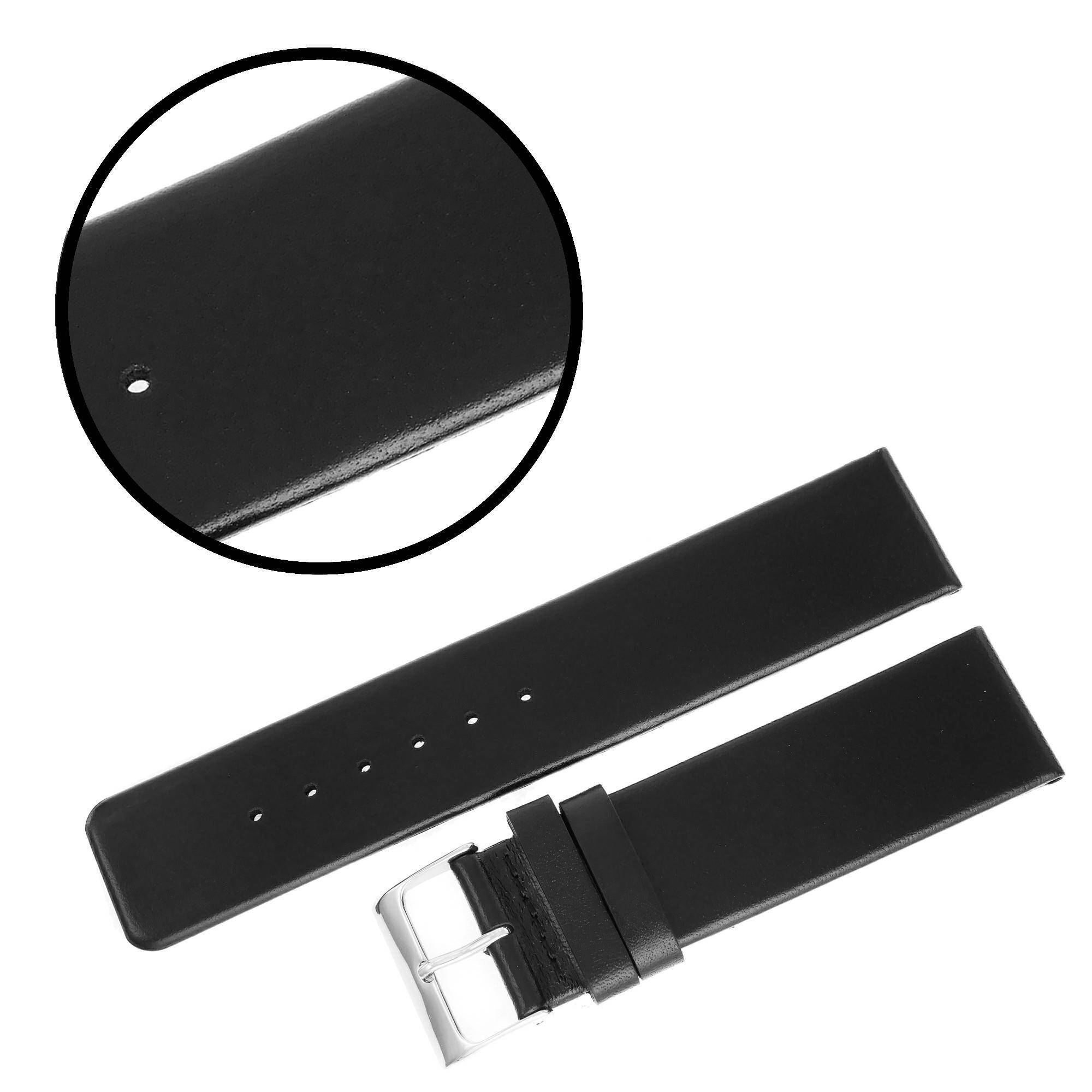 PASEK REDA 20mm GŁADKI PROSTY czarny pasek, klejony